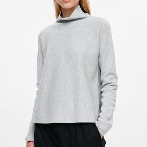 Cos High Neck A-line grey jumper